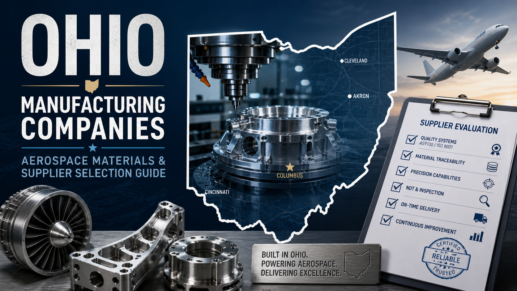 Ohio Manufacturing Companies: Aerospace Materials & Supplier Selection Guide