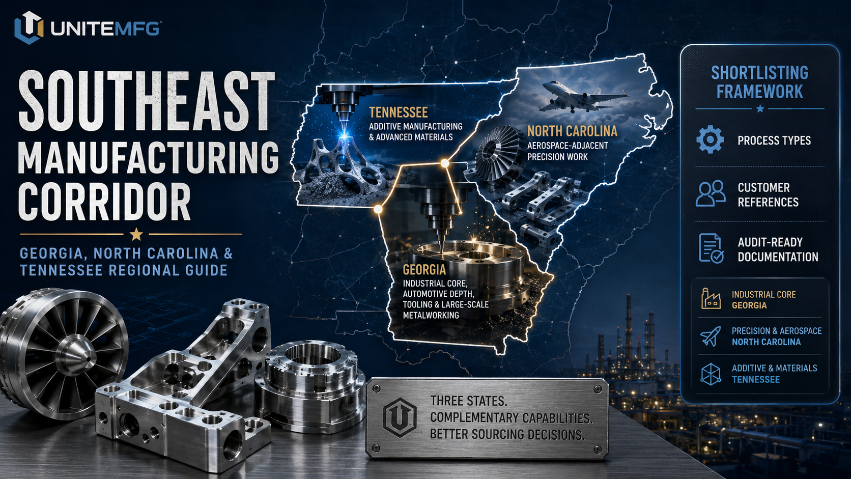 Southeast Manufacturing Corridor: A Regional Guide to Georgia, North Carolina & Tennessee