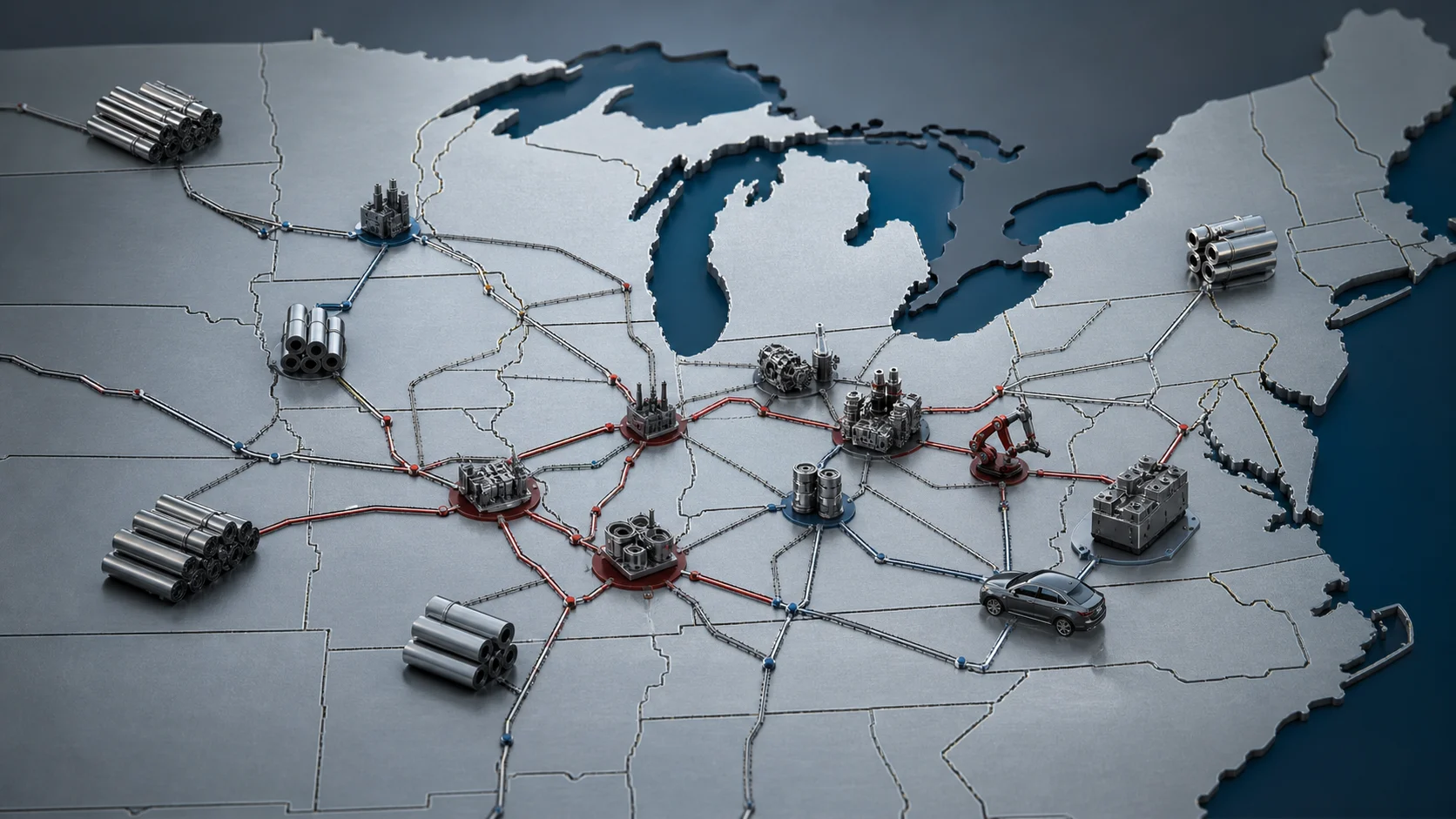 Great Lakes Manufacturing Corridor: Metals, Machinery, Mobility, and Tooling