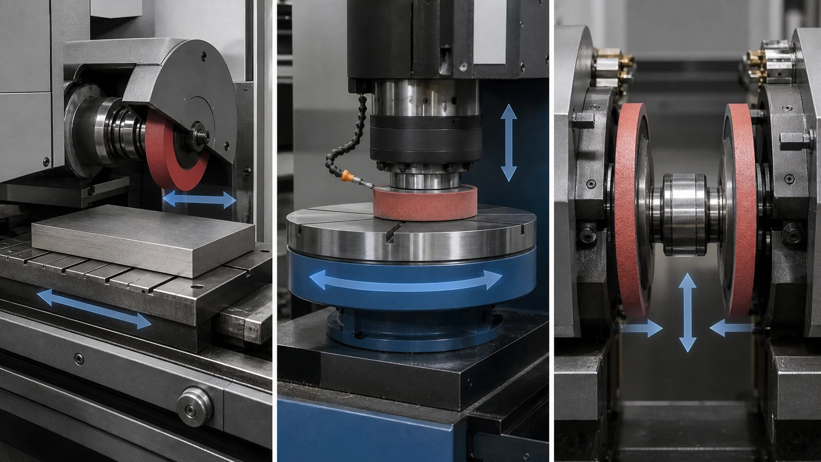 Surface Grinding: Reciprocating vs Rotary vs Double-Disc